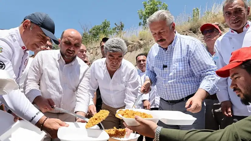 Kayseri'de bir pilav etkinliği devam ediyor!