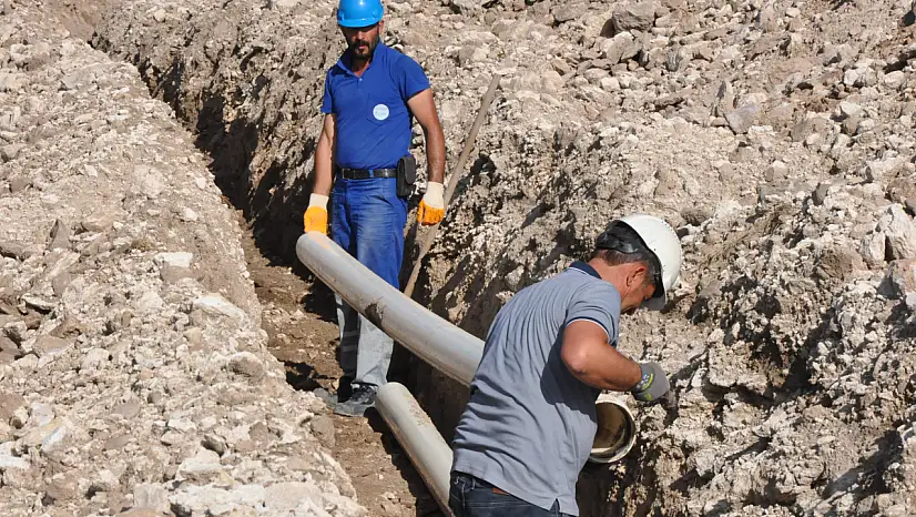 Kayseri'de borular döşendi: Kesintisiz içme suyu geliyor