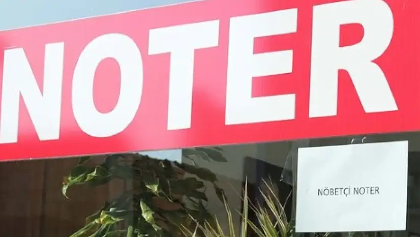 Kayseri'de bugün nöbetçi noter (07 Şubat Cumartesi)