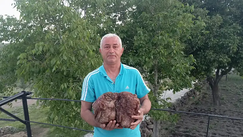 Kayseri'de bulundu! Yanan, kokan gizemli taşın ne olduğu merak ediliyor