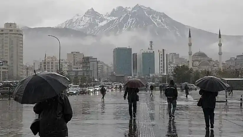 Kayseri'de Cumhuriyet Bayramı kutlamaları öncesi meteorolojiden uyarı!