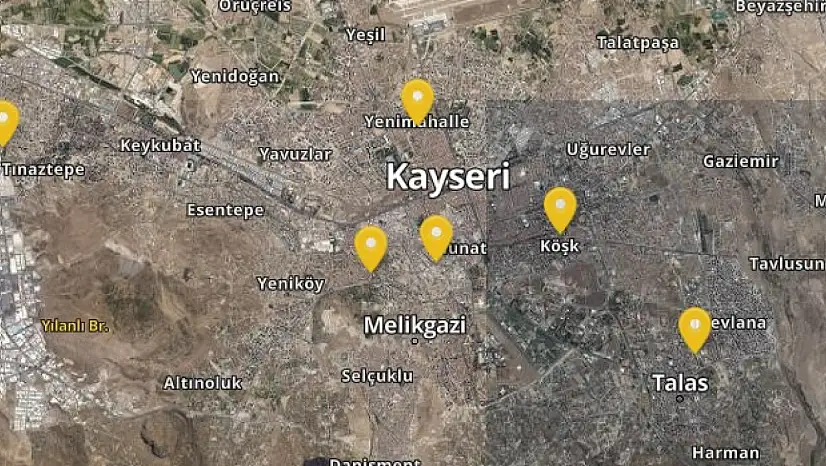 Kayseri'de dengeler değişti! Havanın en kötü olduğu bölge belli oldu
