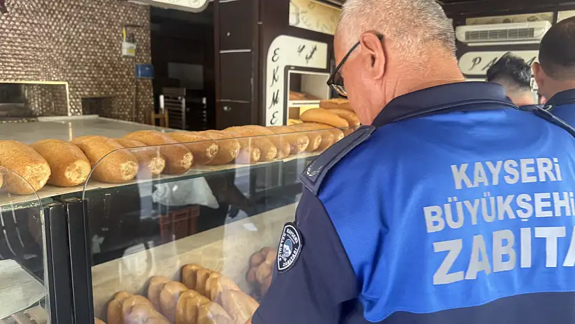 Kayseri'de zabıtadan gramaj ve etiket denetimi