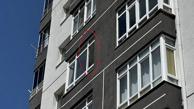 Kayseri'deki evinde sildiği cam sonu oldu!