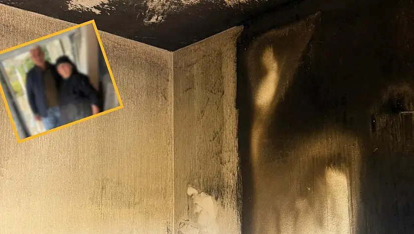 Kayseri'de evi yanan kadının yardımına bakın kim koştu?