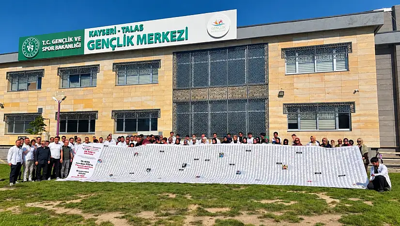 Kayseri'de Gazzeli şehit çocuklar için tek yürek oldu!