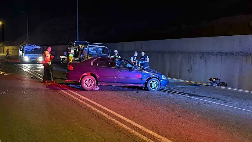 Kayseri'de iki araç kafa kafaya çarpıştı: 1 ölü, 3 yaralı