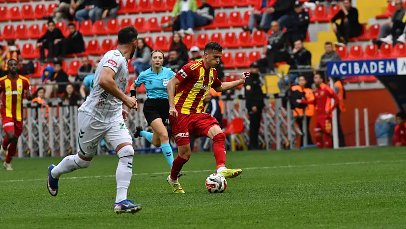 Kayseri'de ilk yarı sona erdi