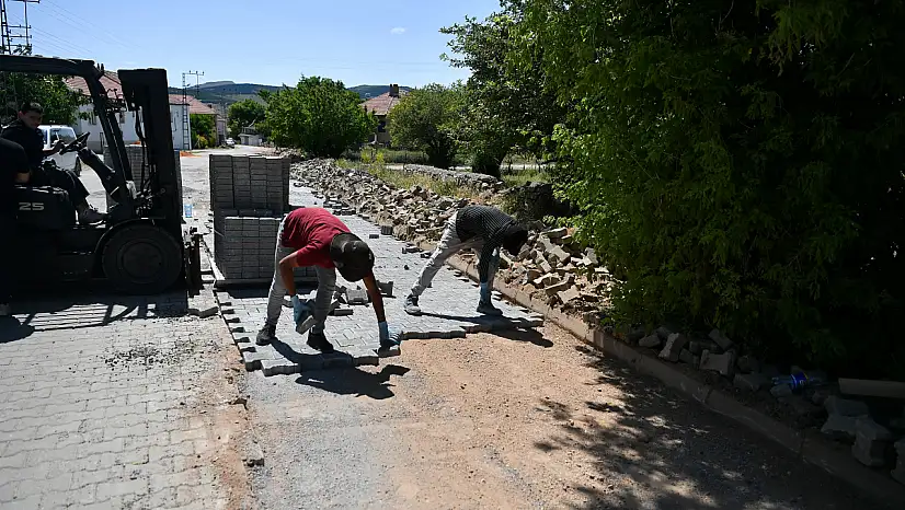 Kayseri'de kırsala 9 milyon TL'lik parke yatırımı