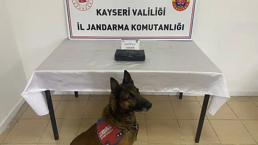 Kayseri'de kokain yüklü araç yakalandı!