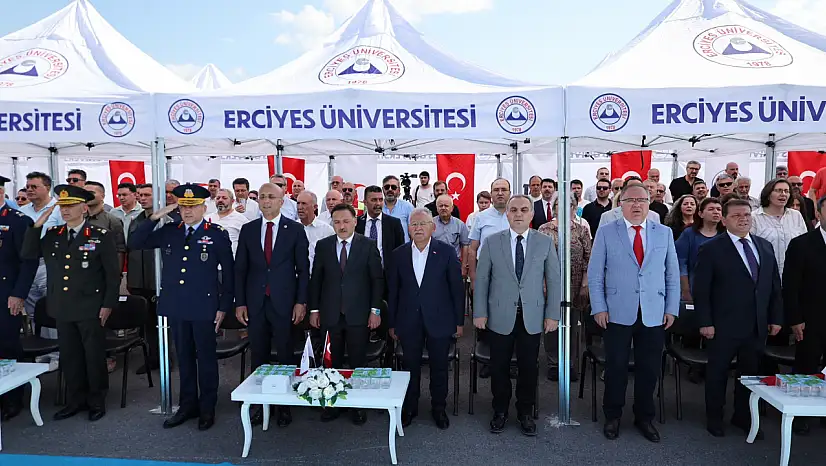 Kayseri'de milli tören düzenlendi!