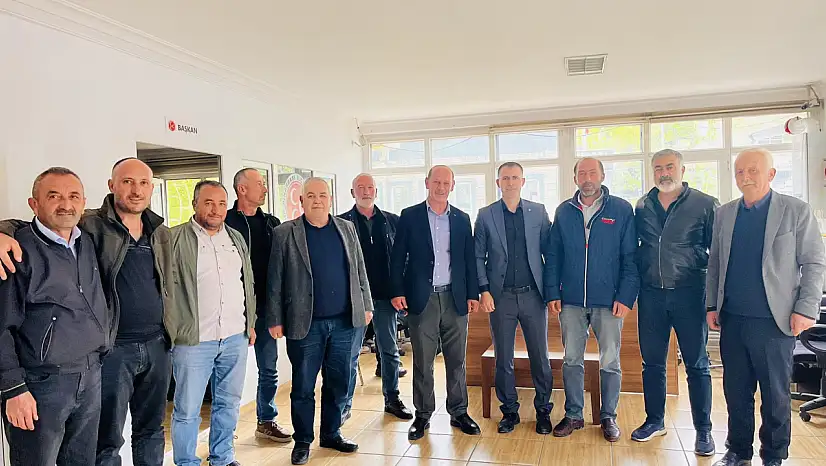 Kayseri'de Muhtarlar, Pınarbaşı'daki Başkana akın etti