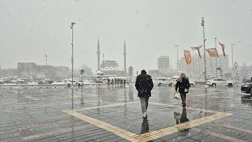 Kayseri'de o günlere dikkat! Yağmur ve kar geliyor