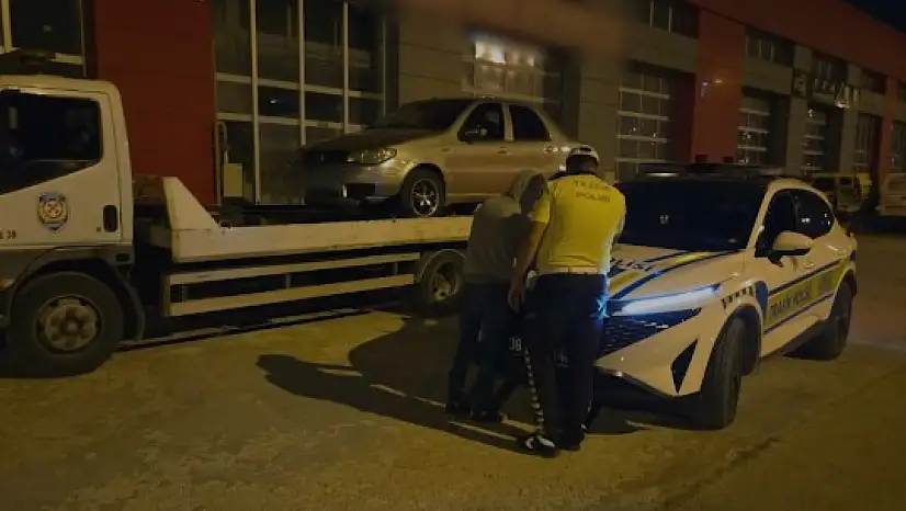 Kayseri'de o sürücüye 49 bin lira ceza