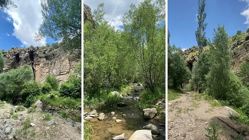 Kayseri'de sıcaktan kaçanların yeni gözdesi
