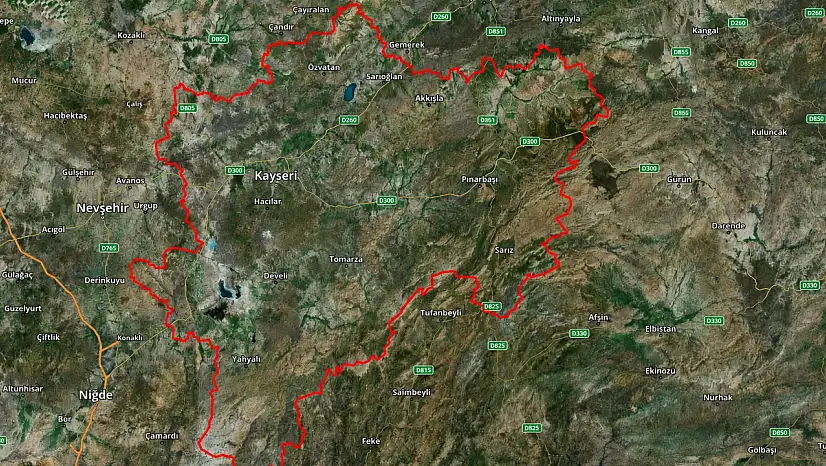 Kayseri'de sınırlar yeniden belirlenecek! Kadastro çalışmaları başlıyor