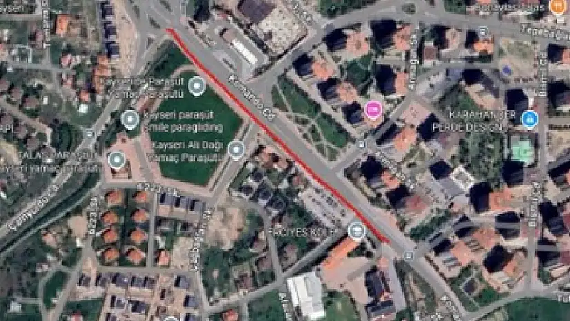 Kayseri'de sürücüler dikkat! O yol trafiğe kapatılacak