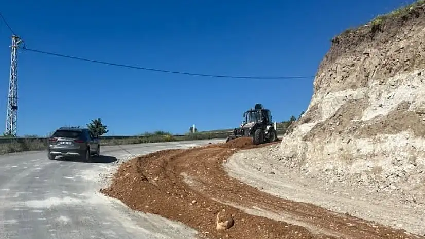Kayseri'de sürücülerin korkulu rüyası keskin viraj genişletiliyor