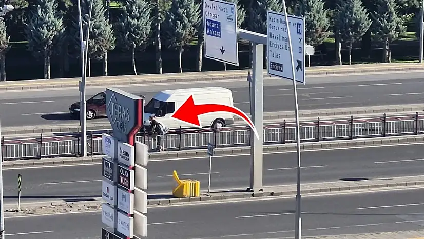 Kayseri'de tehlikeli anlar! Can güvenliği hiçe sayıldı
