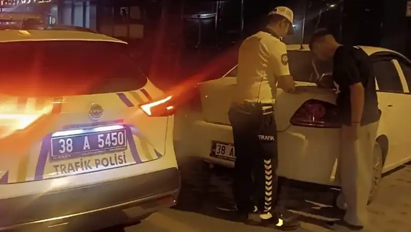 Kayseri'de trafik magandalarına ceza
