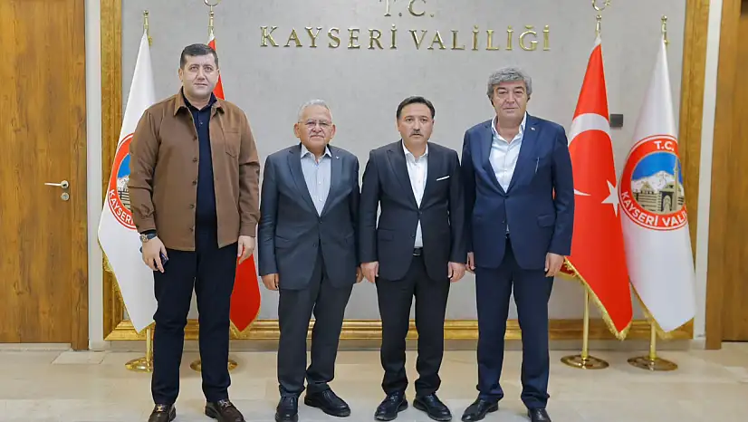 Kayseri'de üç isim Vali Çiçek'in makamında buluştu! İşte sebebi