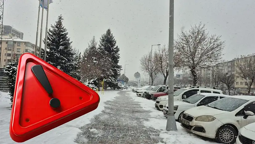 Kayseri'de vatandaşlara kritik uyarı! Bu noktalardan yürümeyin