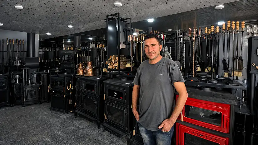 Kayseri'de villa kültürü sobacılığı değiştirdi: Üretimin yüzde 80'i artık şömine