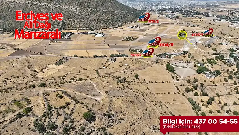 Kayseri'de villa parseli satılacak! İşte ihale tarihi