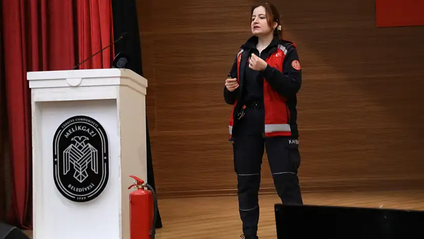 Kayseri'de yangın söndürme eğitimi!