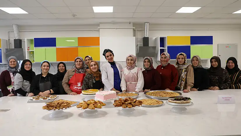 Kayseri'de Yaş Pasta Yapım Atölyesi'ne yoğun ilgi