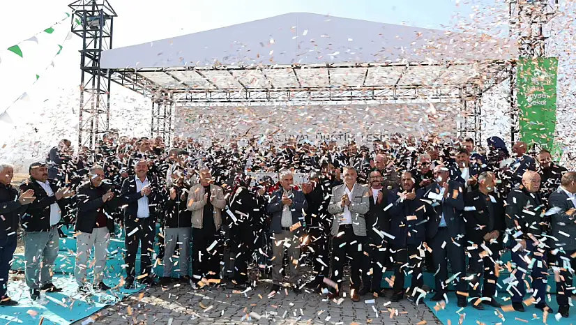 Kayseri'de yeni fabrikanın temeli atıldı