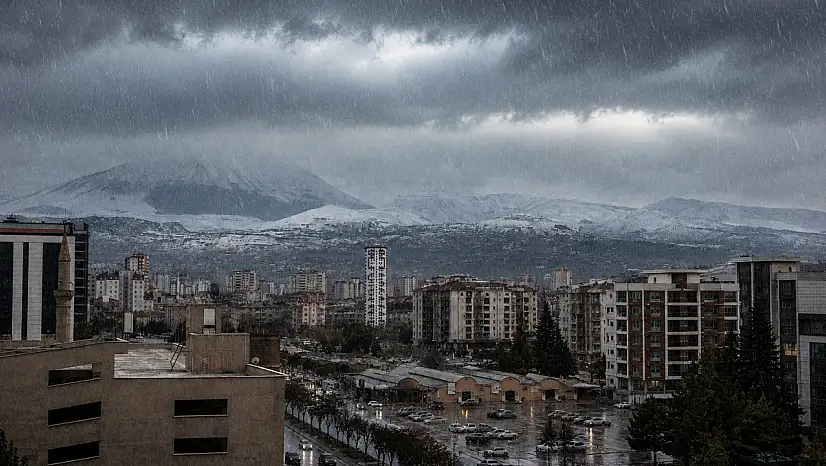 Kayseri'de yıllardır görülmeyen tablo! Meteoroloji verileri ortaya koydu