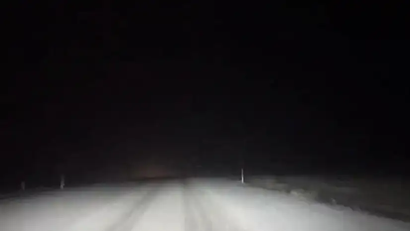 Kayseri'de yol durumu: Kar yağışı başladı