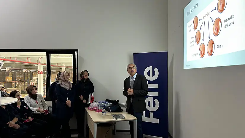 Kayseri'deki o fabrikada kadınlara ne anlatıldı?