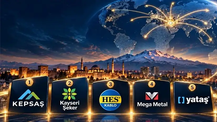 Kayseri'den 11 şirket Türkiye'nin devler ligine girdi
