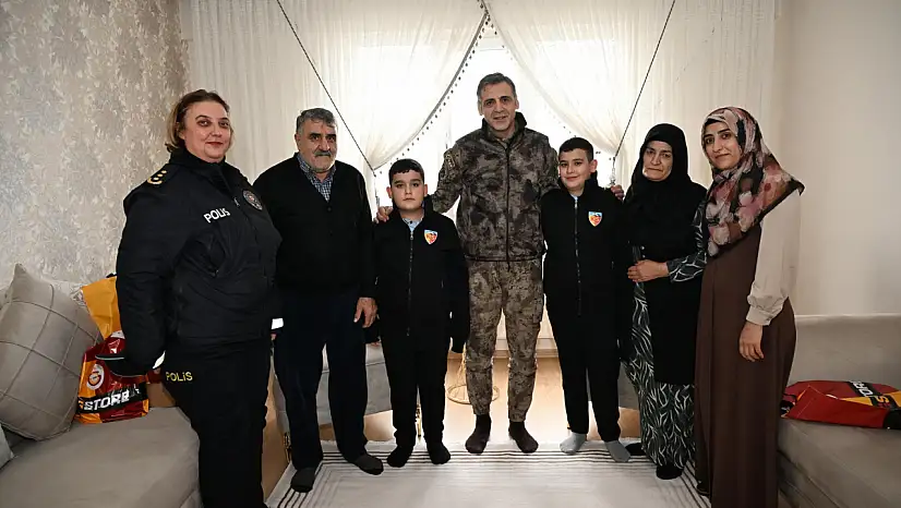 Kayseri Emniyet Müdürü'nden duygulandıran ziyaret