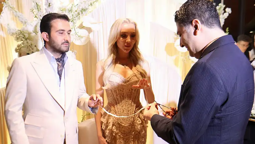 Kayseri iş dünyasının iki ailesi bu mutlu günde buluştu