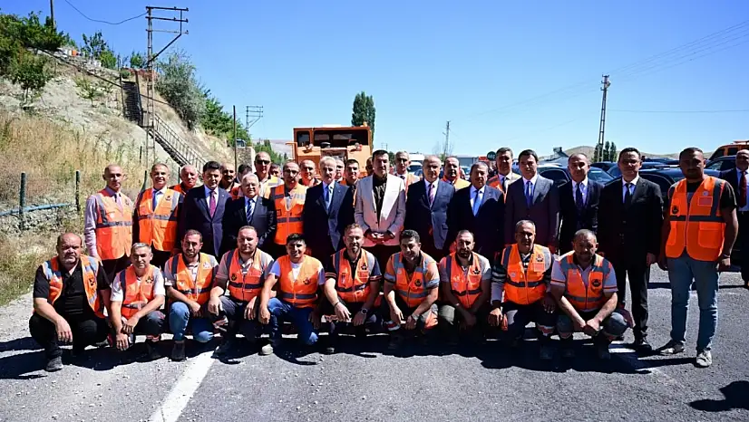 Kayseri-Malatya güzergâhında yol çalışması: Bakan sahaya indi