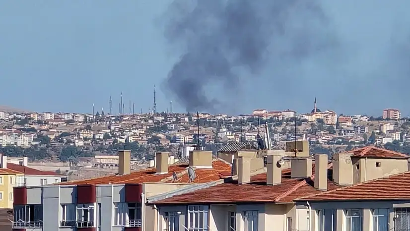 Kayseri Mimarsinan Kasabası'nda yangın