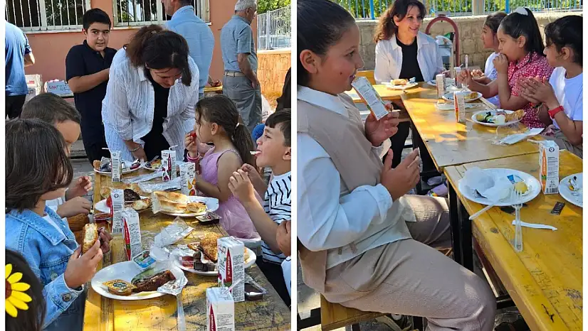 Kayseri'de anlamlı karne şenliği!