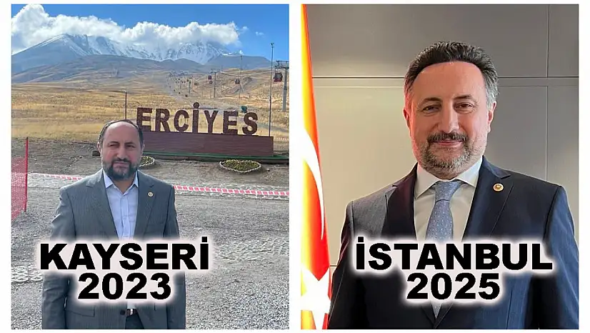 Kayseri'nin eski, İstanbul'un yeni vekili yeni imajıyla dikkat çekti! Önceki ve sonraki fotoğraflar arasındaki farkı bulun