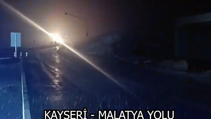 Kayseri'nin hangi yollarında kar yağışı var?