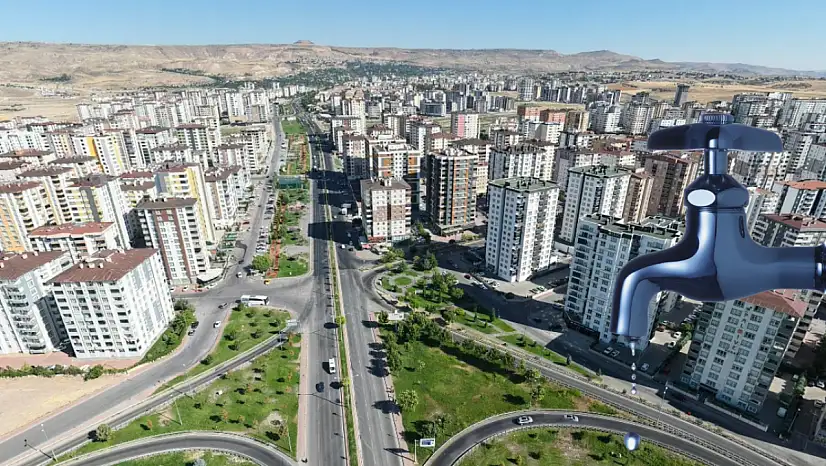 Kayseri'nin merkezinde 12 saatlik su kesintisi! Bu bölgede yaşayanlar dikkat