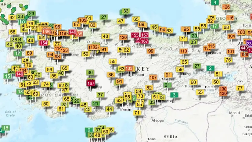 Kayseri'nin o bölgesi alarm veriyor! Değerler neredeyse 3 katına çıktı