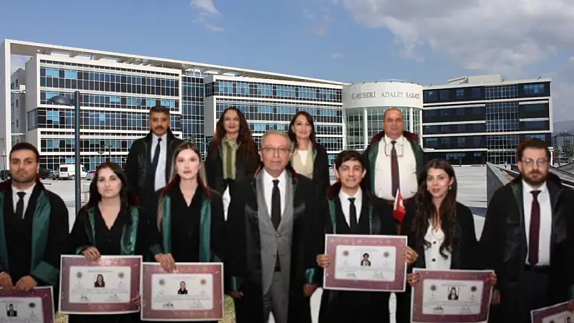 Kayseri'nin yeni Avukatları ruhsatlarını tek tek almaya başladı! Peki kentte kaç avukat var?