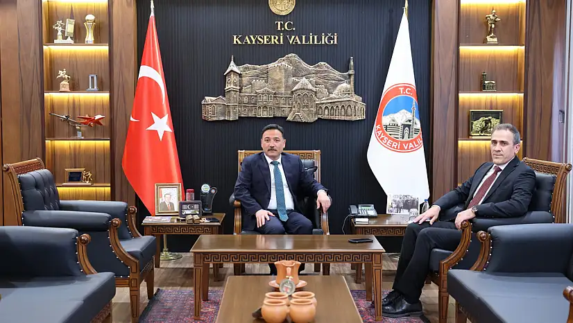 Kayseri'nin yeni Kaymakamı ilk ziyaretini Çiçek'e yaptı