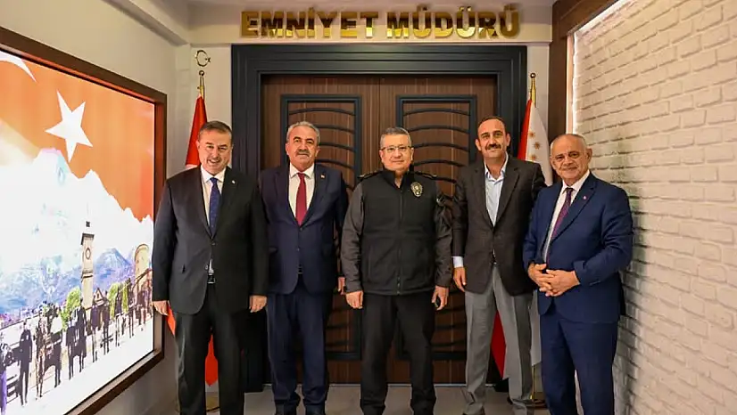 Kayseri'nin yeni müdürüne başkanlardan  ziyaret