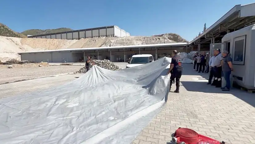 Kayseri OSB'de yangın farkındalık eğitimleri sürüyor