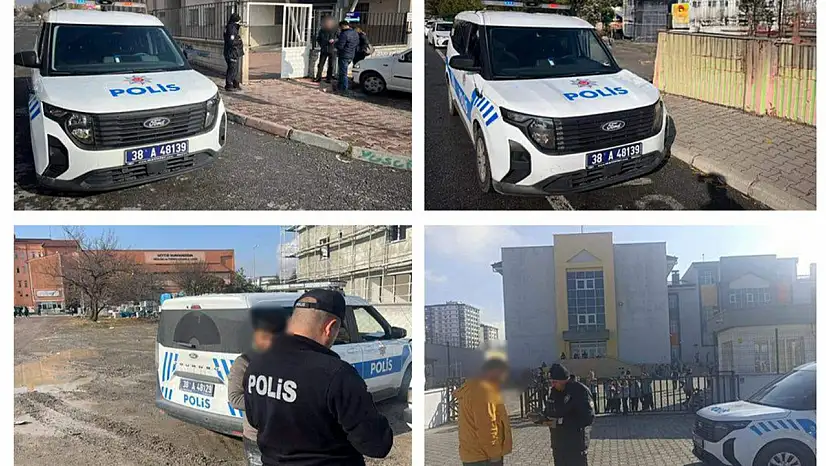 Kayseri polisinden 3 merkez ilçede dikkat çeken sorgulama!
