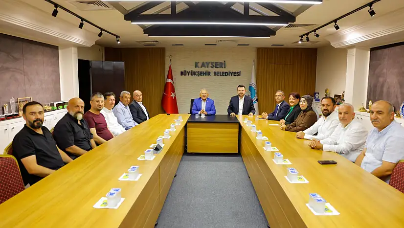 Kayseri protokolü Büyükkılıç'ta buluştu! Masada şehir gündemi vardı